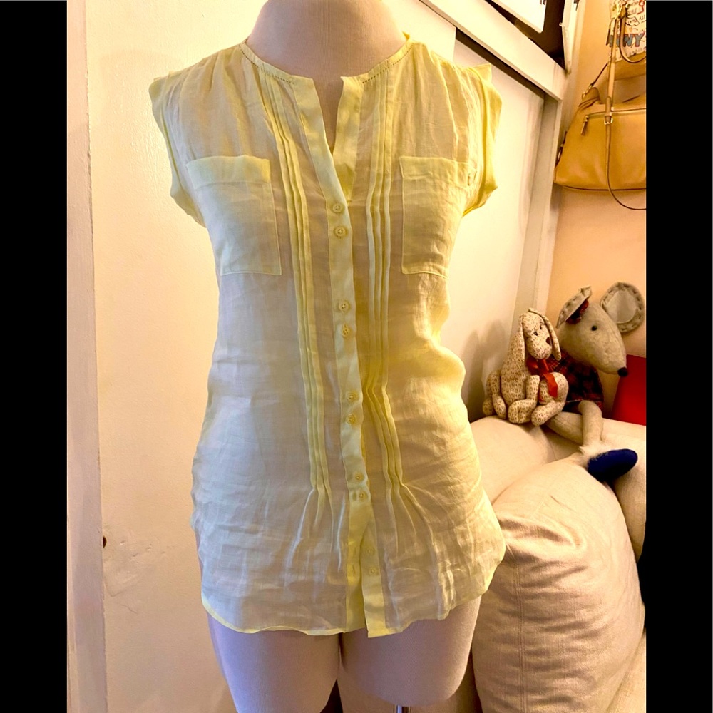 Massimo Dutti linen blouse